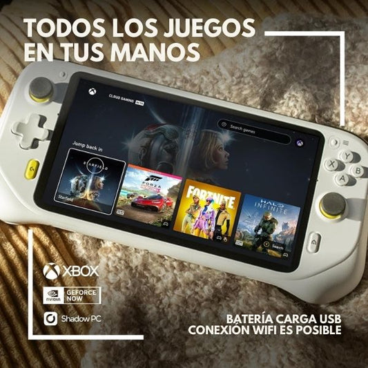 - Mini Consola AYANEC®️ | 9500 Juegos Incluidos | Xbox | PS4 | PSP | Nintendo | Windows